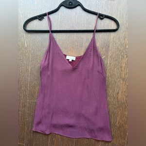 Aritzia: Wilfred Free: XS burgundy camisole